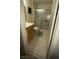 Clean bathroom with shower, toilet, and wooden vanity at 3061 Key Largo Dr # 201, Las Vegas, NV 89120