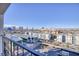 Stunning aerial view showcasing city skyline and surrounding landscape at 3930 University Center Dr # 1003, Las Vegas, NV 89119