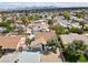 Aerial view of single-Gathering home with pool and desert landscaping at 4431 El Campana Way, Las Vegas, NV 89121