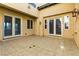 Spacious courtyard with double doors at 10032 Emerald Pools St, Las Vegas, NV 89178