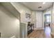 Light and airy entryway with a console table and view to the living room at 12 Lomita Heights Dr, Las Vegas, NV 89138