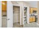 Well-organized pantry with ample shelving and storage space at 2591 Moonlight Valley Ave, Henderson, NV 89044