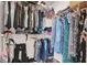 Walk-in closet with organized shelving and hanging space for clothes at 3618 Glacier Grove Dr, North Las Vegas, NV 89032