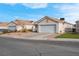 Exterior view of a single-story home in a residential neighborhood at 3618 Glacier Grove Dr, North Las Vegas, NV 89032