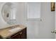 Clean bathroom with vanity, sink, and shower at 5081 Pine Mountain Ave, Las Vegas, NV 89139