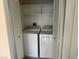 Bright laundry room with washer and dryer at 8501 W University Ave # 1126, Las Vegas, NV 89147