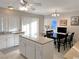 Kitchen with an island and dining area at , Las Vegas, NV 89147