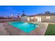 Stunning pool with spa and view at 2500 W Oakey Blvd, Las Vegas, NV 89102