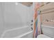 Clean bathroom with bathtub and shower at 4645 Ridgeley Ave # 103, North Las Vegas, NV 89084