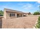 Single-story home with a covered patio and gravel backyard at 2245 Canyonville Dr, Henderson, NV 89044