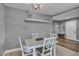 Dining area with view to the entry and stylish pendant light at 2936 Brady Ave, Las Vegas, NV 89101