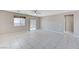 Spacious living area with sliding door access to patio at 5020 Pioneer Scout St, North Las Vegas, NV 89031