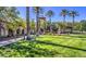 Landscaped courtyard with fountain at 10412 Willamette Pl, Las Vegas, NV 89134