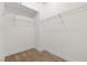 Walk-in closet with wire shelving at 8000 W Badura Ave # 1129, Las Vegas, NV 89113