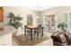 Small dining area with table and chairs near kitchen at 3639 Halter Dr, Las Vegas, NV 89122