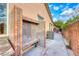 Backyard with built-in BBQ area at 4804 Boone St, North Las Vegas, NV 89031