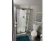 Bathroom with a shower and toilet at 657 Glenwood Ln, Henderson, NV 89002