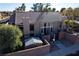 Aerial view of the home and surrounding community at 1302 Capri Dr # B, Boulder City, NV 89005