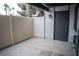 Private patio area with tile flooring and a fence at 1440 Vegas Valley Dr # 3, Las Vegas, NV 89169