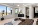 Bright bedroom with stunning city views and ensuite bathroom at 1491 Reims Dr, Henderson, NV 89012