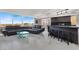 Living room with sectional sofa and city views at 205 E Harmon Ave # 1012, Las Vegas, NV 89169