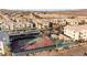 Aerial view of community with tennis courts and pool at 3550 Bay Sands Dr # 2101, Laughlin, NV 89029