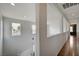 Upstairs hallway with wood flooring and open views at 6812 Colfax Crest St, Las Vegas, NV 89131