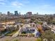 Elevated view showcasing the house and surrounding cityscape at 1725 Bannie Ave, Las Vegas, NV 89102