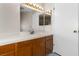 Bathroom with tiled vanity, sink, and toilet at 1940 Las Palmas Ln # 269, Laughlin, NV 89029