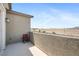 Private balcony with mountain views and folding chair at , Las Vegas, NV 89143