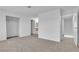 Large bedroom with carpeted flooring, closet, and access to the bathroom at 2080 Karen Ave # 39, Las Vegas, NV 89169