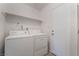 Clean laundry room with washer and dryer at 2571 Pacific Ave, Las Vegas, NV 89121