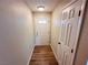 Light and bright entryway with wood-look flooring at 5261 Crater Cir, Las Vegas, NV 89122