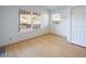 Bright dining room with bamboo flooring and backyard view at 7630 Stetson Bluff Ave, Las Vegas, NV 89113