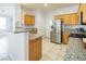 Spacious kitchen with stainless steel appliances and granite countertops at 223 Guidance Ridge Ct, Henderson, NV 89012