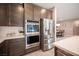 Modern kitchen with stainless steel appliances and double oven at 23 Cresta Villa Ct, Henderson, NV 89011