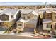 Aerial view of two-story house with landscaped yard at 2682 Evolutionary Ln, Las Vegas, NV 89138