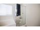 Shower stall with glass enclosure in bathroom at 7533 Luna Bella Ave, Las Vegas, NV 89179