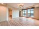 Bright bedroom with hardwood floors and city views at 9101 Alta Dr # 1406, Las Vegas, NV 89145