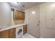 Laundry room with washer, dryer, and cabinets at 9101 Alta Dr # 1406, Las Vegas, NV 89145