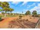 View of backyard and golf course at 9524 Sundial Dr, Las Vegas, NV 89134