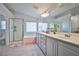 Bathroom boasts double vanity and a shower at 109 Short Ruff Way, Las Vegas, NV 89148