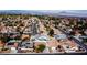 Aerial view of house and surrounding neighborhood at 1824 Navarre Ln, Henderson, NV 89014