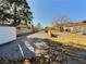 Large backyard with gravel landscaping and a shed at 3050 S Torrey Pines Dr, Las Vegas, NV 89146