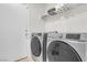 Laundry room with washer and dryer at 4935 Enlightenment St, Las Vegas, NV 89130