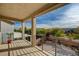 Private balcony with metal railing, offering views of the neighborhood at 6257 Olde Lockford Ct, Las Vegas, NV 89139