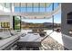 Open living area with stunning views and modern decor at 1485 Foothills Village Dr, Henderson, NV 89012