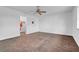 Bedroom with carpet, ceiling fan, and closet at 3335 W Mardon Ave, Las Vegas, NV 89139