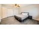 Spacious bedroom with large closet and plush bed at 7312 Aragon St, Las Vegas, NV 89145