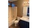 Full bathroom with tub, shower, toilet, and vanity at 7705 Sublimity Ave, Las Vegas, NV 89131